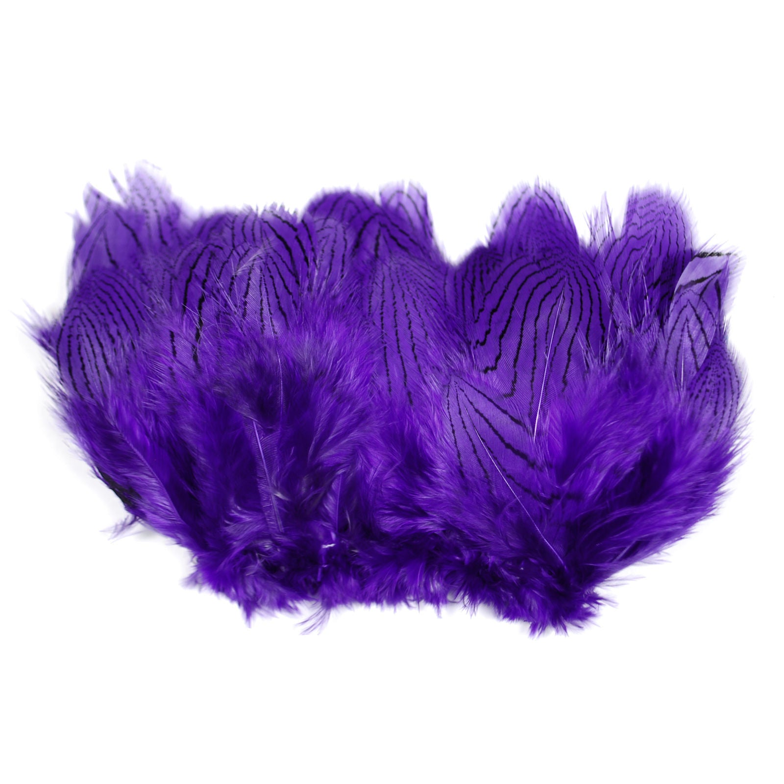 Hareline Silver Pheasant Body Feathers - Natural