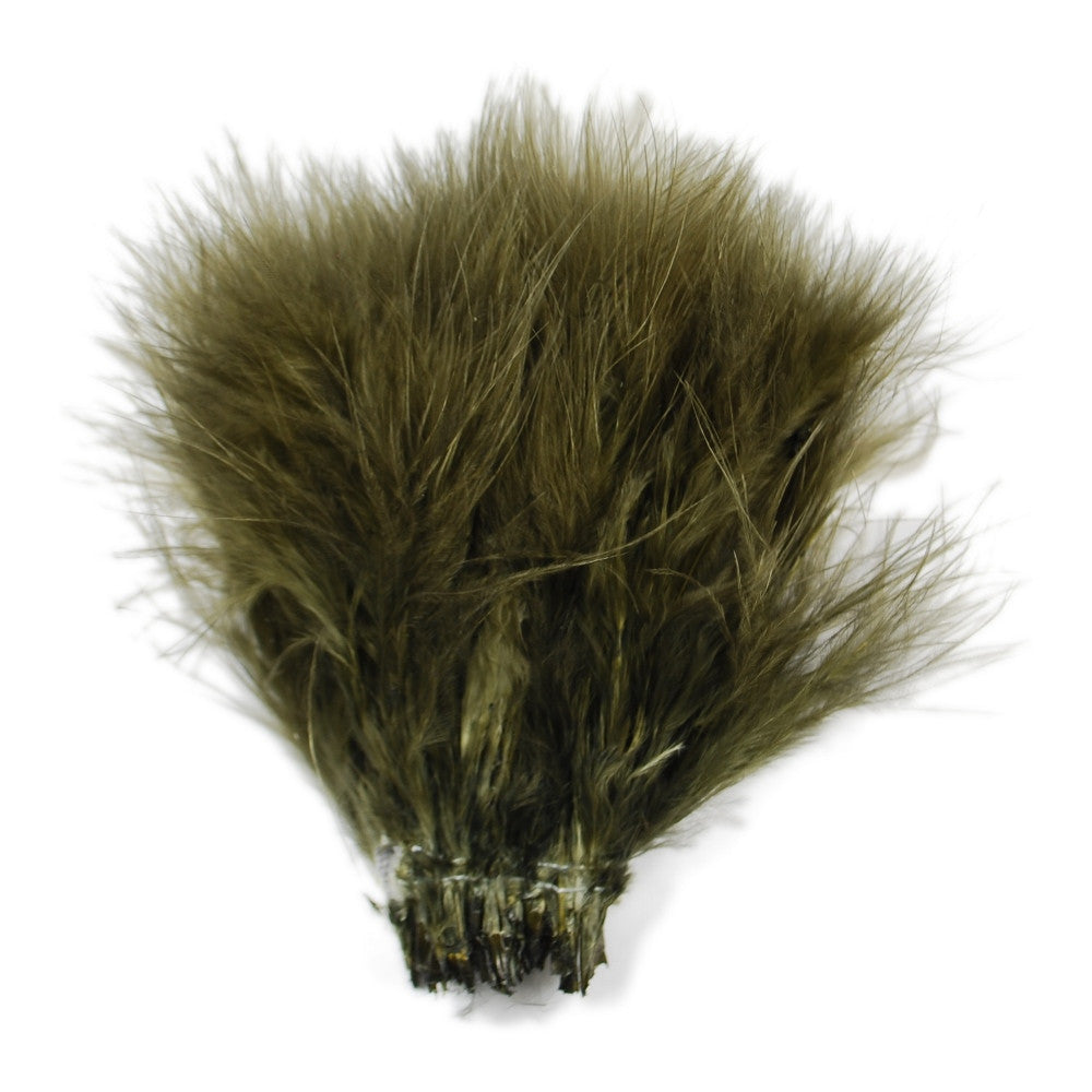 Hareline Marabou - Strung Blood Quills Black