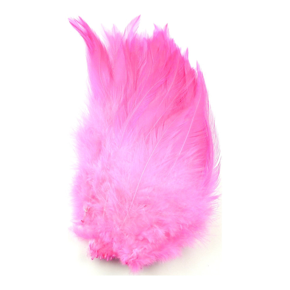 25 pcs 12-14 long Baby Pink Rooster COQUE tail Feathers for
