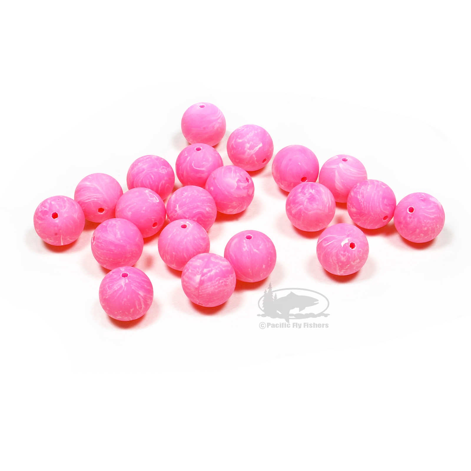 UV Fly Fishing Premium Trout/Salmon /Steelhead Beads 8Mm 35Ct Steelhead HOT  PINK