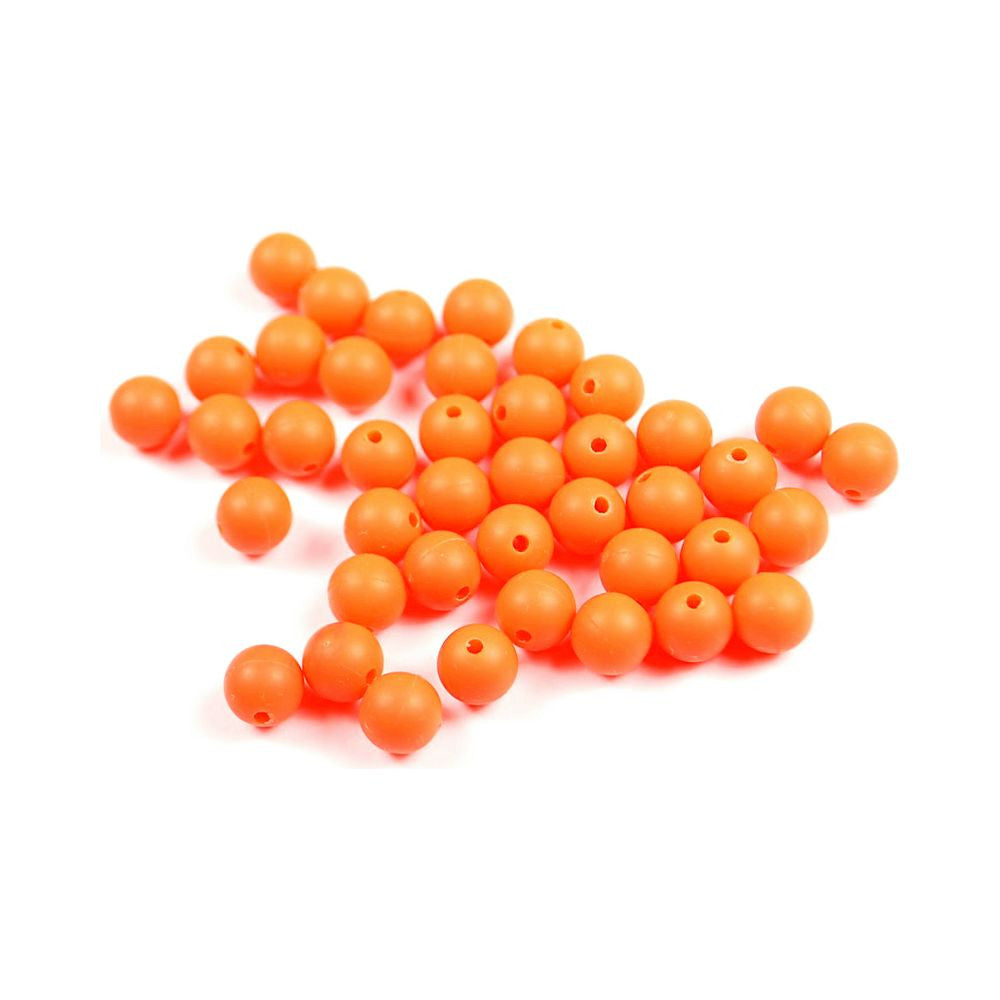 Danielson Egg Bead Assortment River Trout Fishing Attractors, Red/Orange, 8  mm., 110-pack 