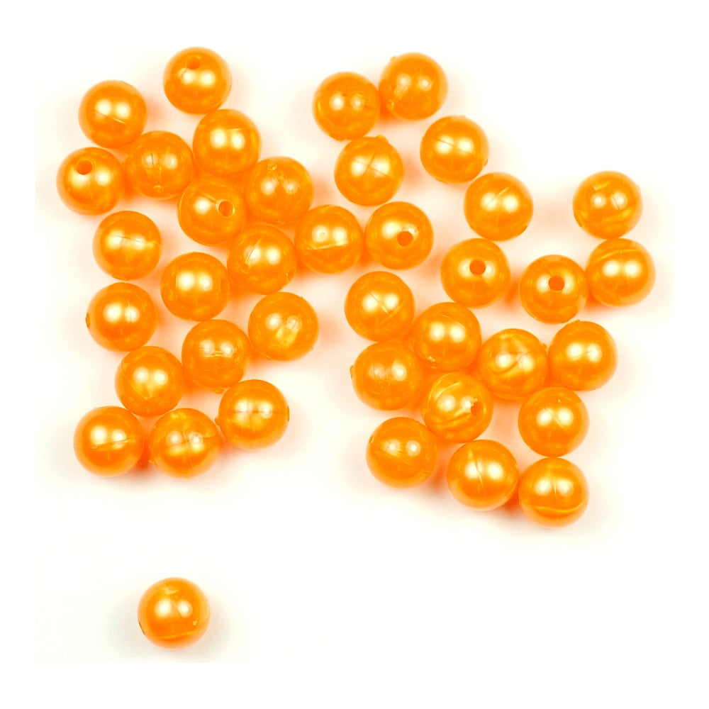 TroutBeads Mottle Beads, 8 mm / Caramel Roe