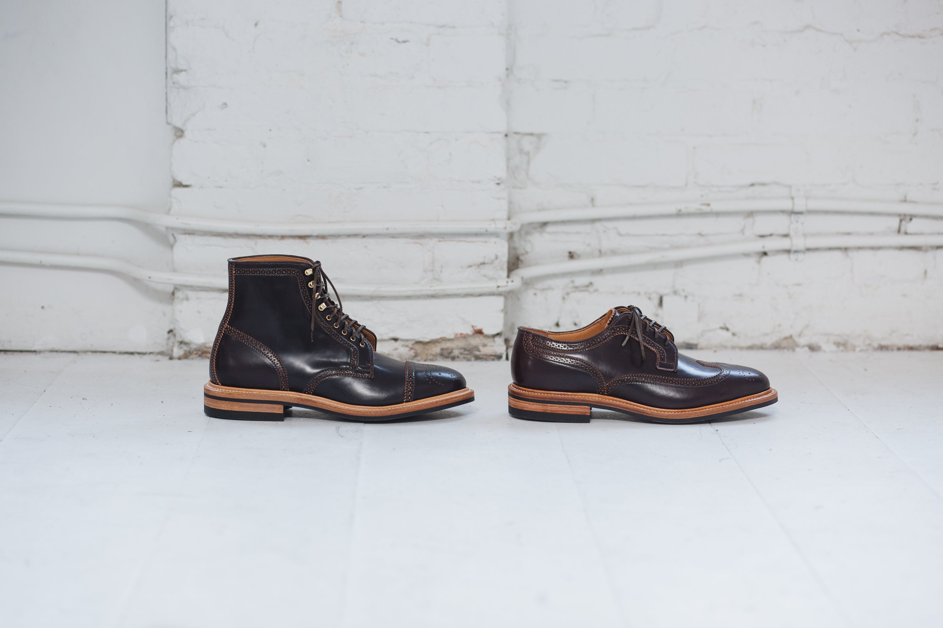 Brogue Boot & Shoe in Shell Cordovan – VIBERG