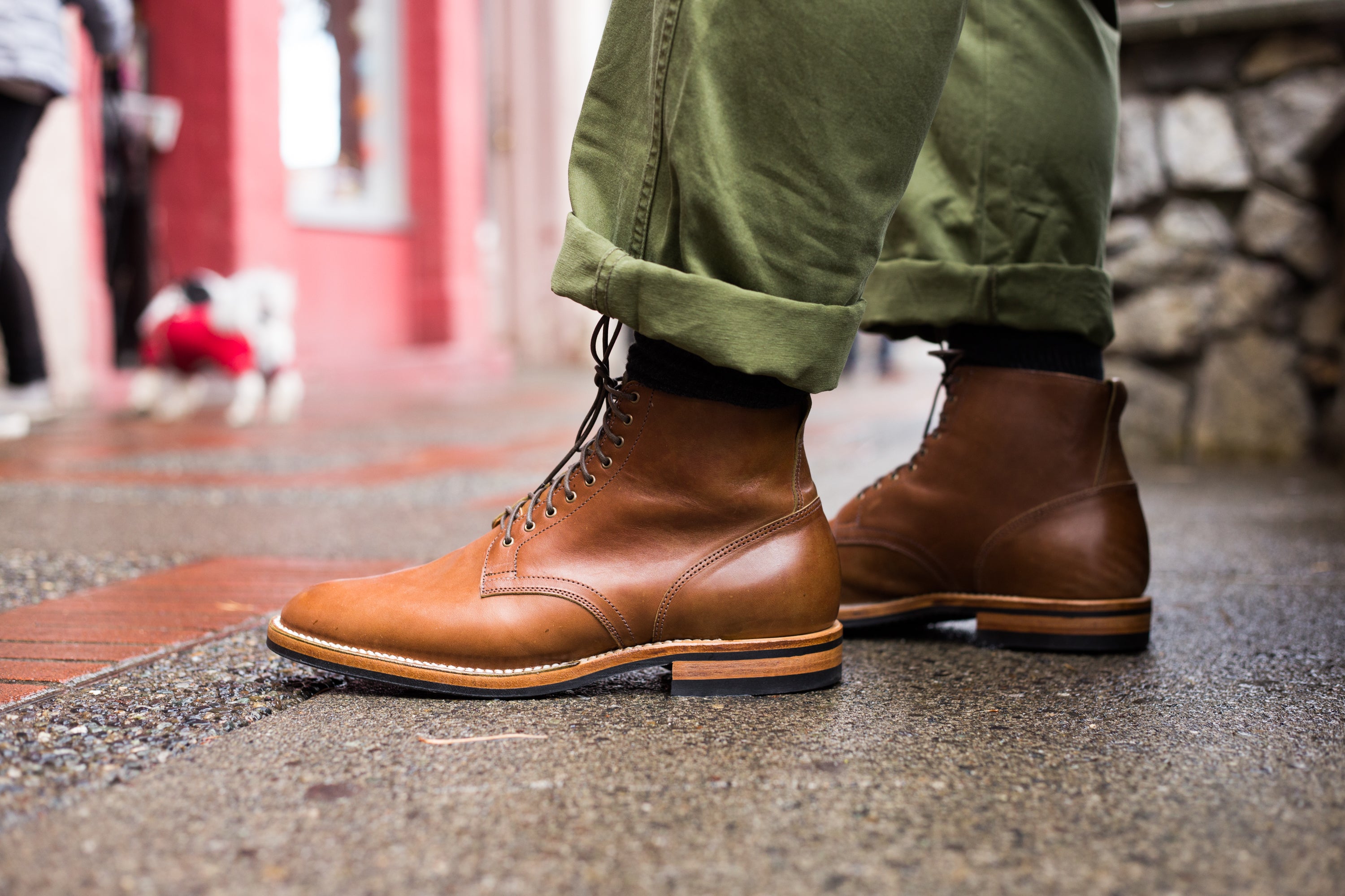 Service Boot Honey Tanned Horsehide – VIBERG