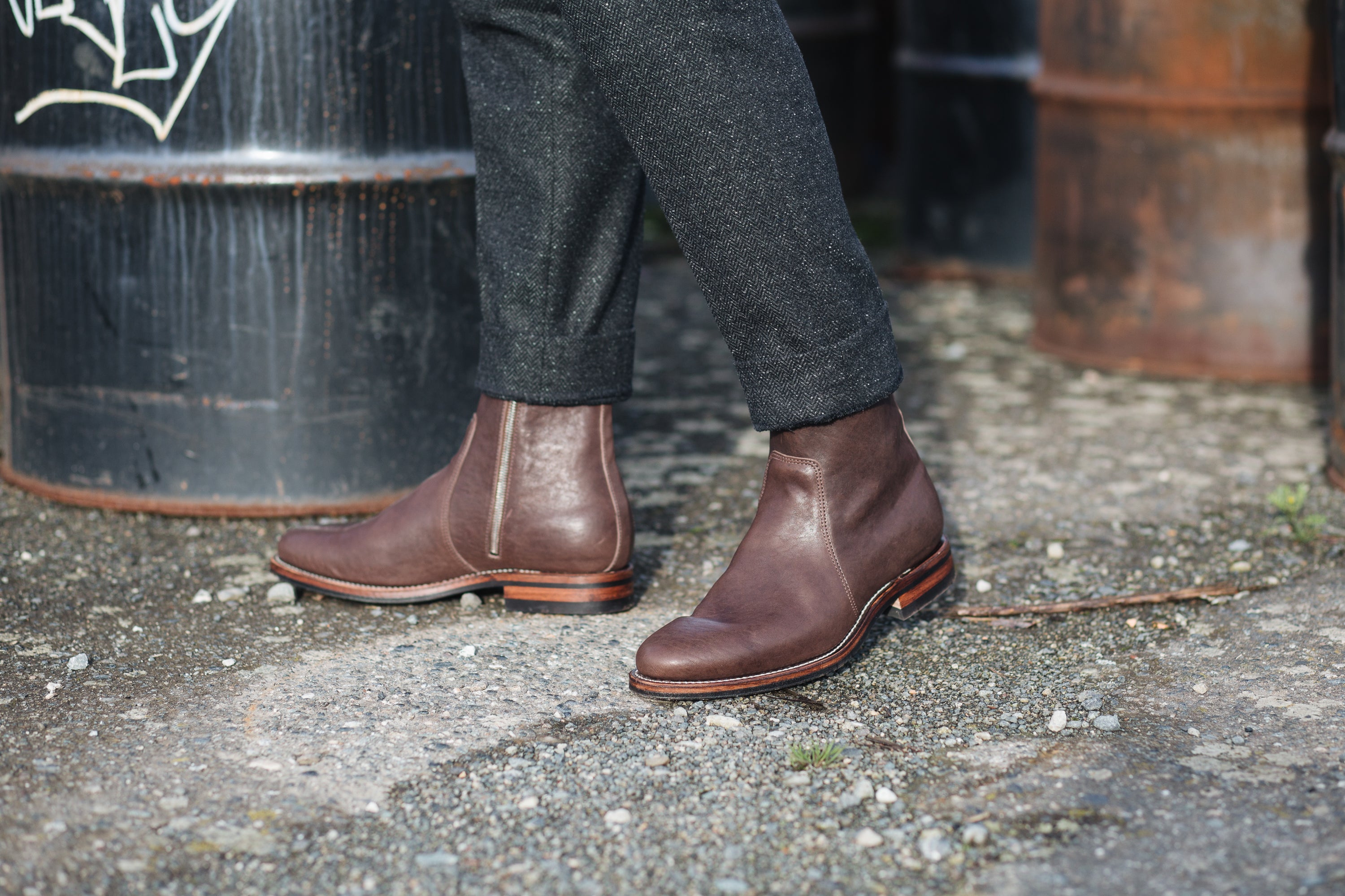 viberg side zip boots