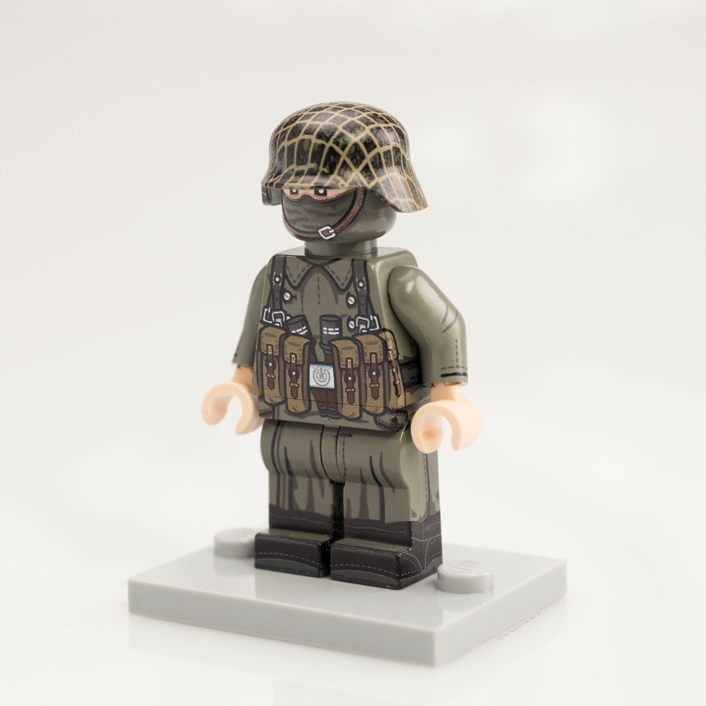 Old Grey German Minifigure #39 - The Minifig Co product image