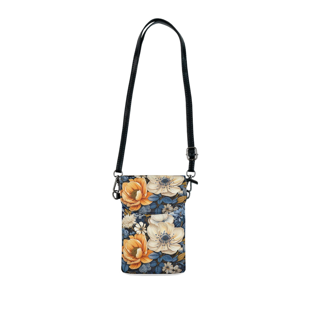blue-floral-block-print-illustration-crossbody-cell-phone-wallet-purse
