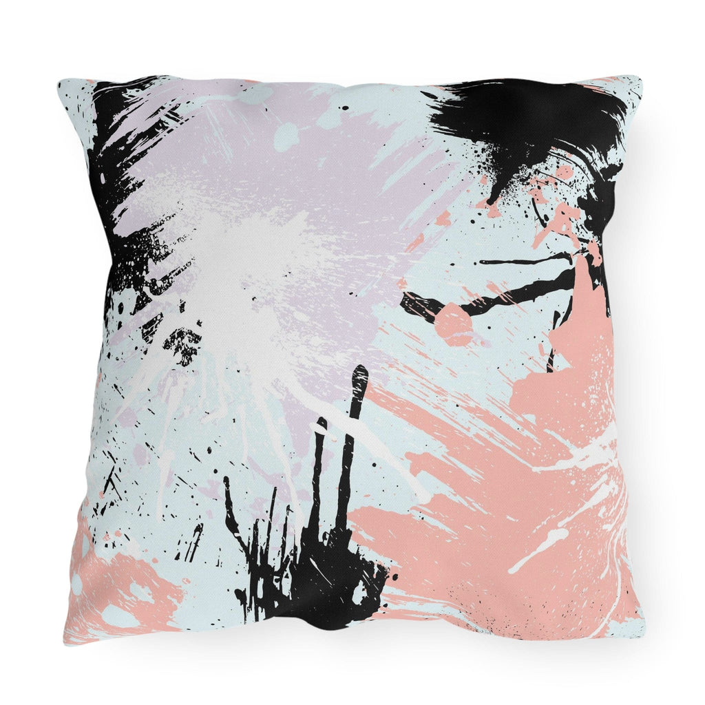 decorative-outdoor-pillows-with-zipper-set-of-2-abstract-pink-black-white-paint-splatter-pattern