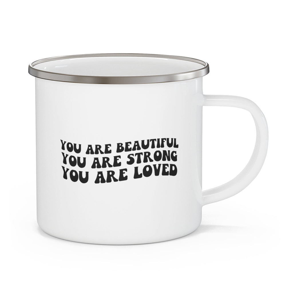 enamel-camping-mug-you-are-beautiful-strong-loved-inspiration-affirmation-blk