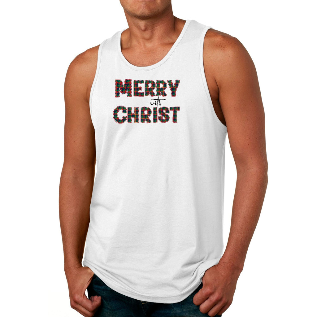 uniquely-you-tank-top-merry-with-christ-red-and-green-plaid-2