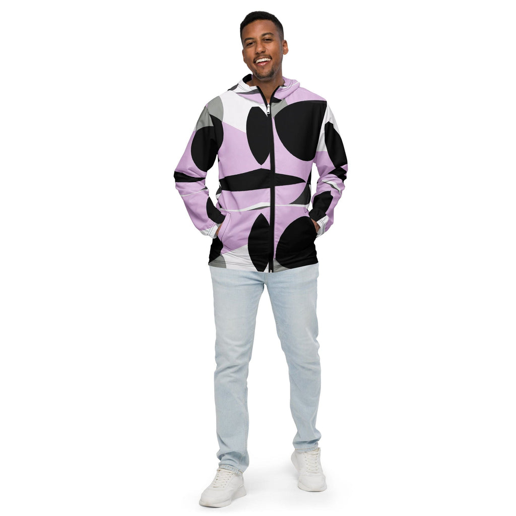 mens-hooded-windbreaker-jacket-geometric-lavender-and-black-pattern