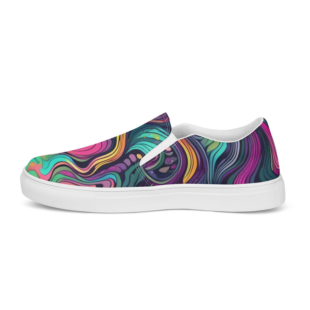 mens-slip-on-canvas-shoes-vibrant-psychedelic-rave-pattern-3