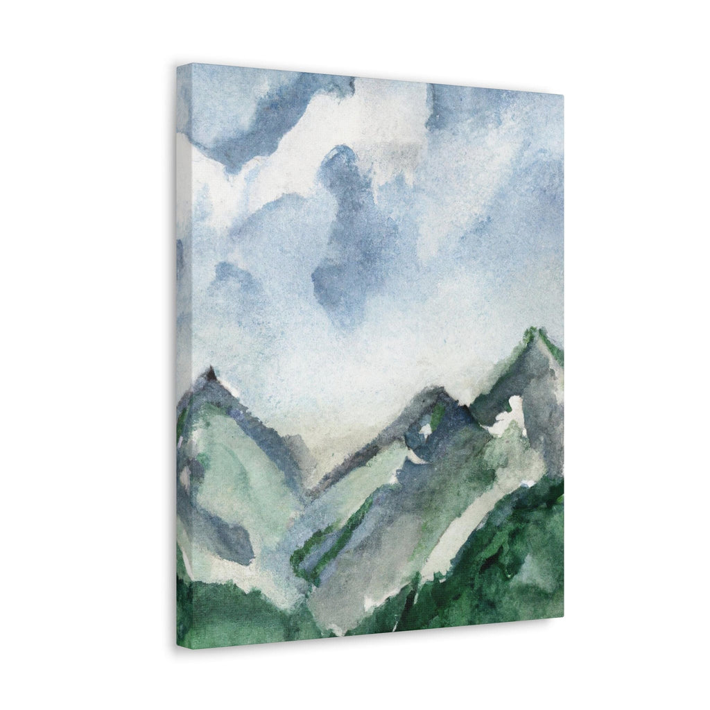 wall-art-decor-canvas-print-artwork-green-mountainside-nature-landscape-blue-sky-print