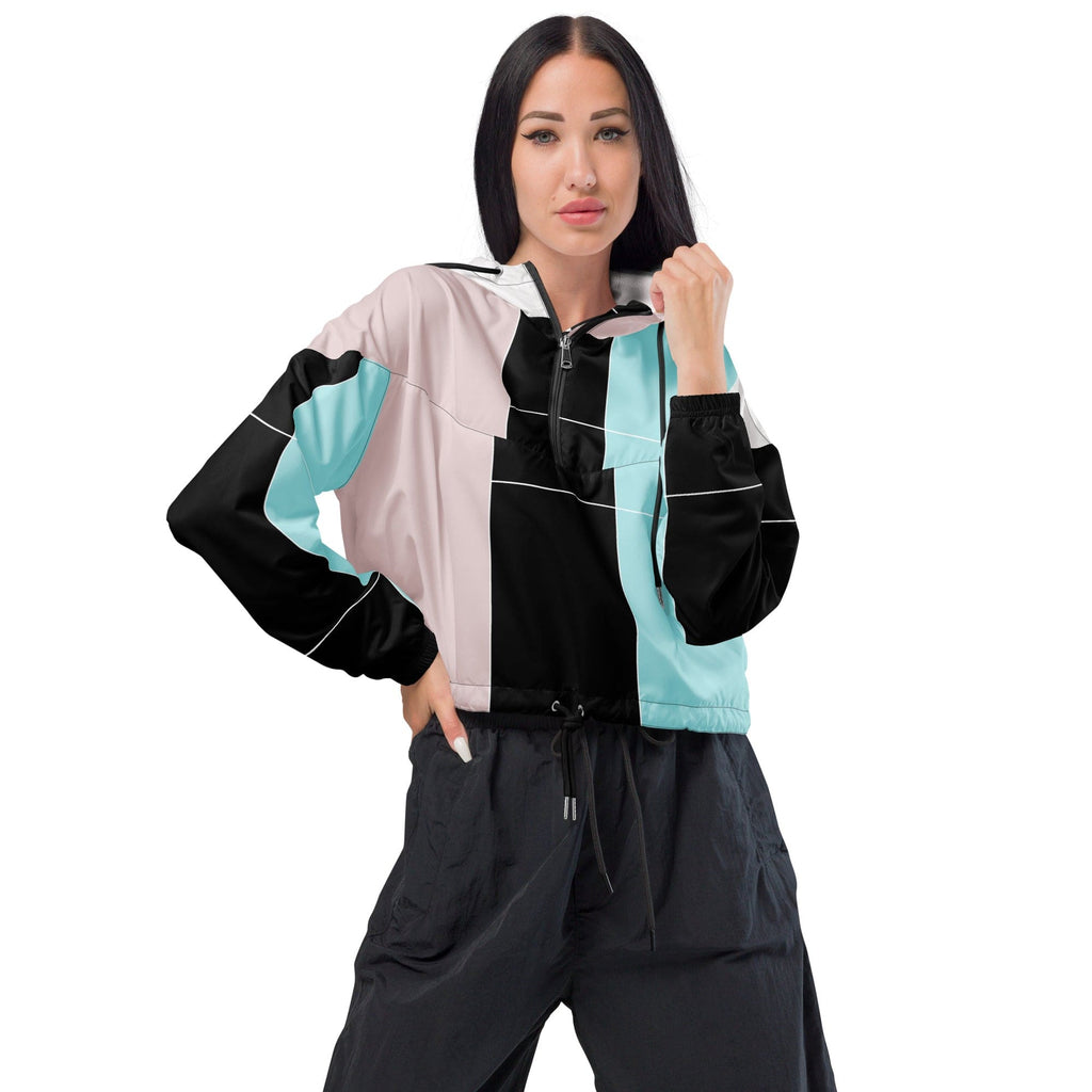 womens-cropped-windbreaker-jacket-pastel-colorblock-pink-black-blue