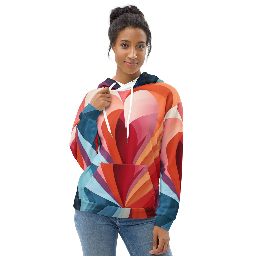 womens-graphic-hoodie-multicolor-heart-illustration