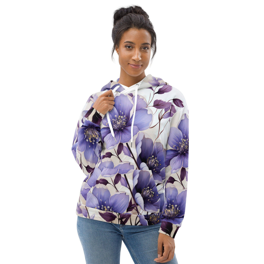 womens-graphic-hoodie-purple-botanical-blooms