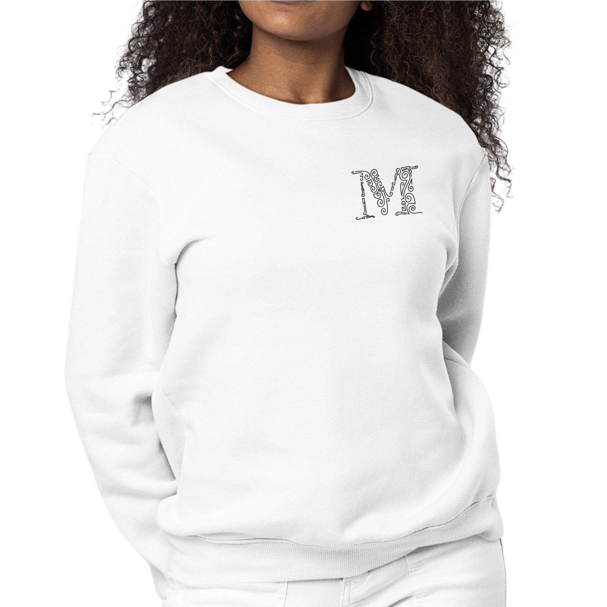 Womens Monogram Sweatshirt - m Initial