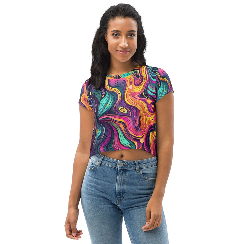 womens-stretch-fit-crop-tee-vibrant-psychedelic-rave-pattern-3