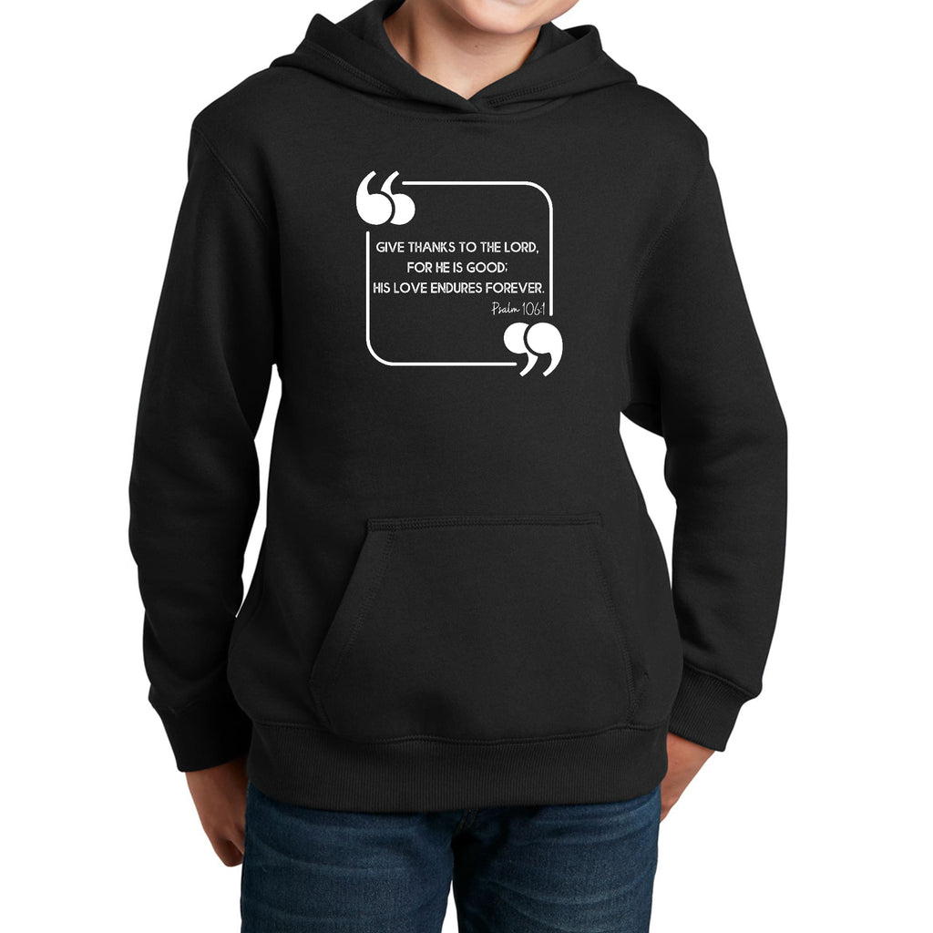 uniquely-you-youth-hoodie-dark-give-thanks-to-the-lord-print