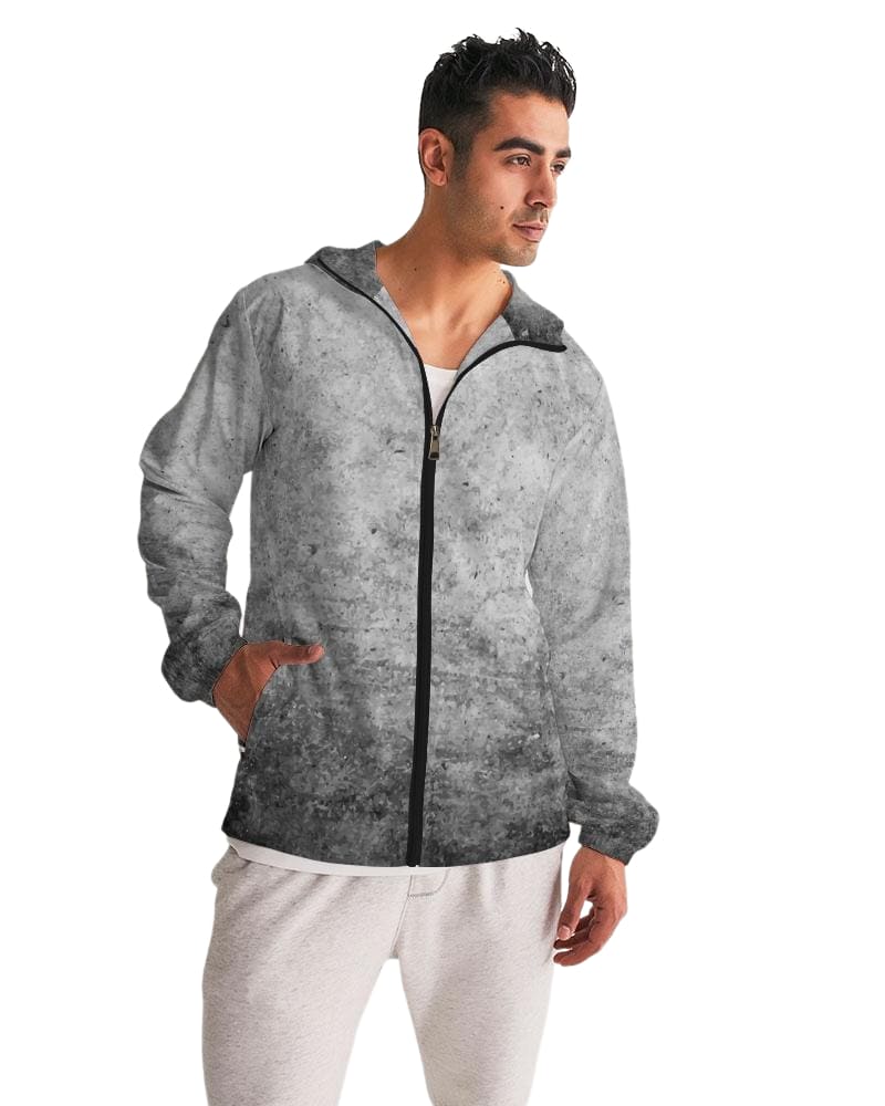 mens-windbreaker-jacket-black-gray-grunge-sports-top