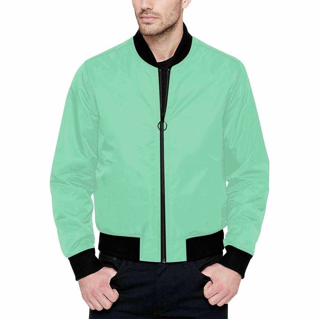 seafoam-green-men-039-s-all-over-print-quilted-bomber-jacketmodel-h33