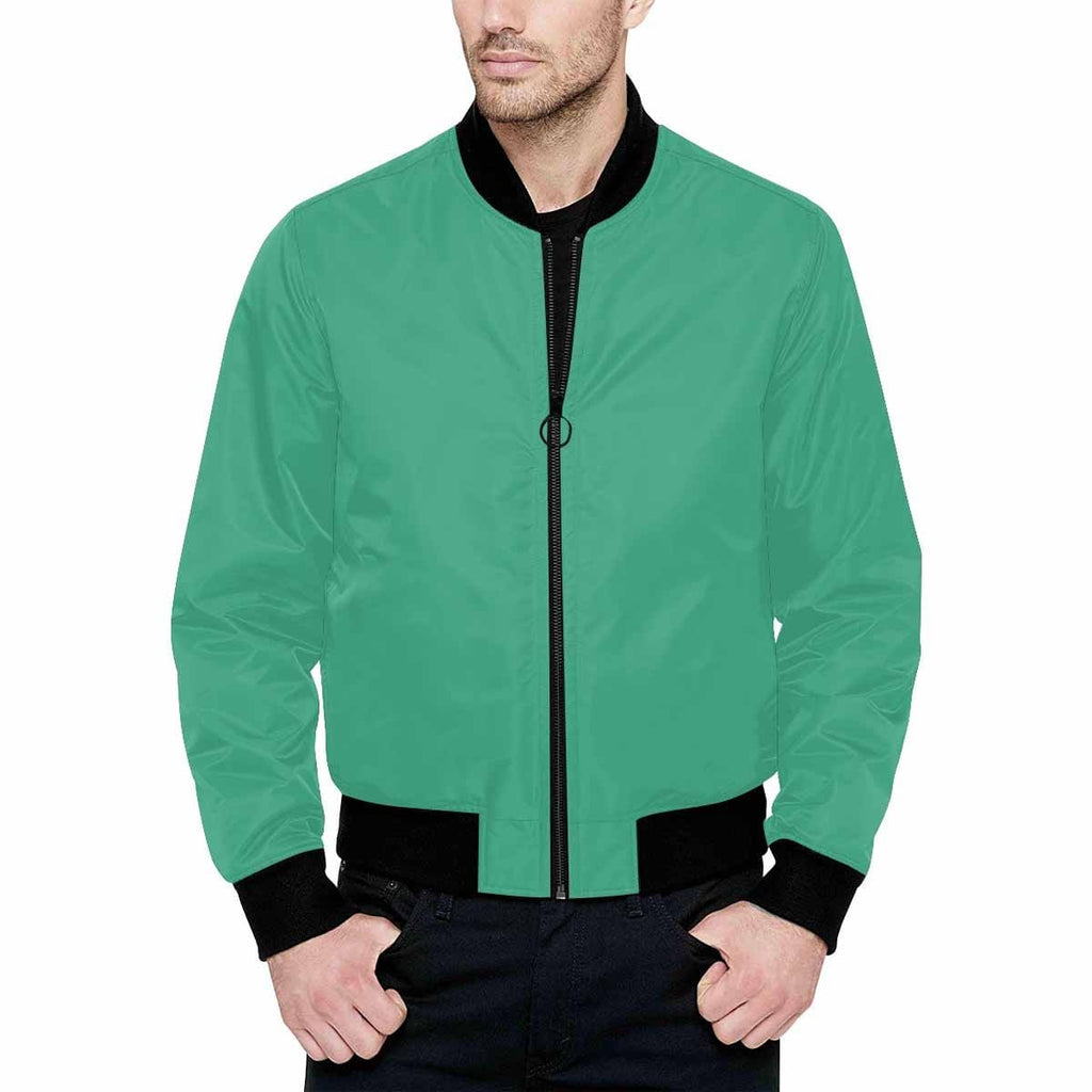 spearmint-green-men-039-s-all-over-print-quilted-bomber-jacketmodel-h33