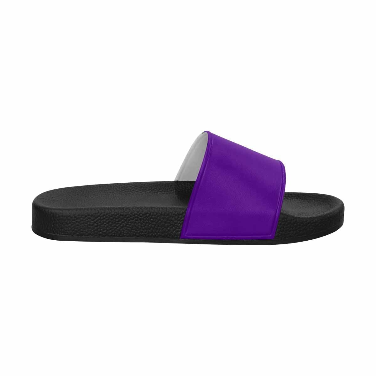 Mens Slide Sandals,   Indigo Purple Flip Flops