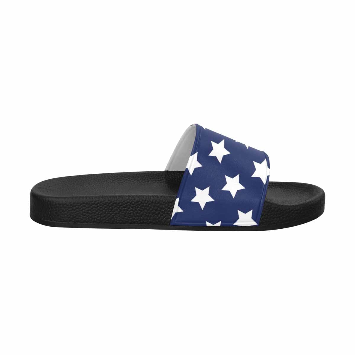 Mens Slide Sandals, Stars and Stripes Print