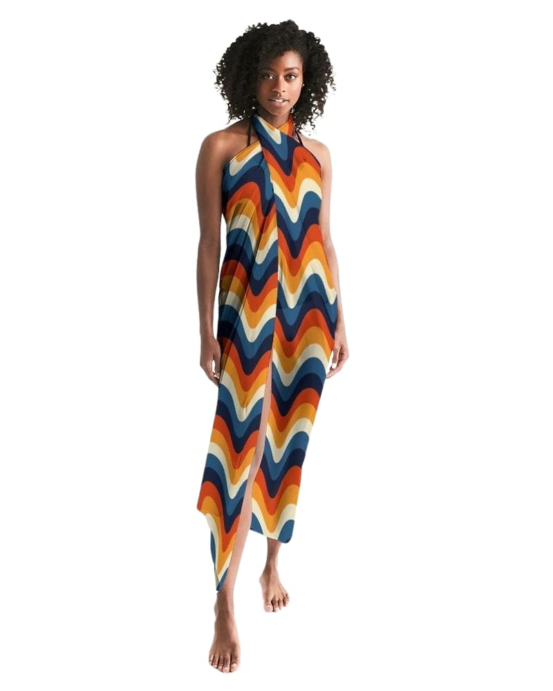 colorful-geometric-arch-stripes-swim-cover-up