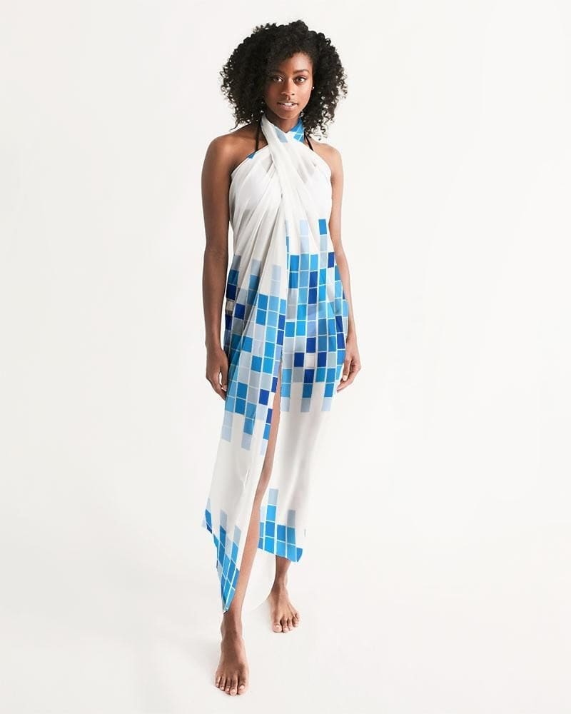 blue-and-white-mosaic-square-style-swim-cover-up