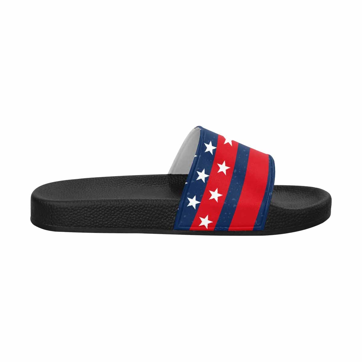 Womens Slide Sandals, Stars and Stripes Print