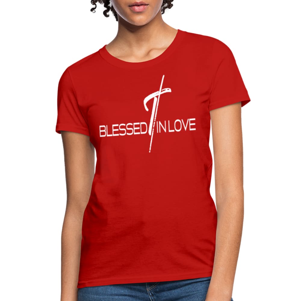 blessed-in-love-graphic-text-style-womens-classic-t-shirt