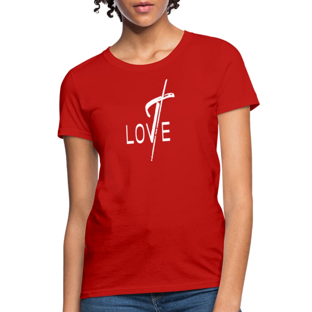 love-graphic-text-style-womens-classic-t-shirt