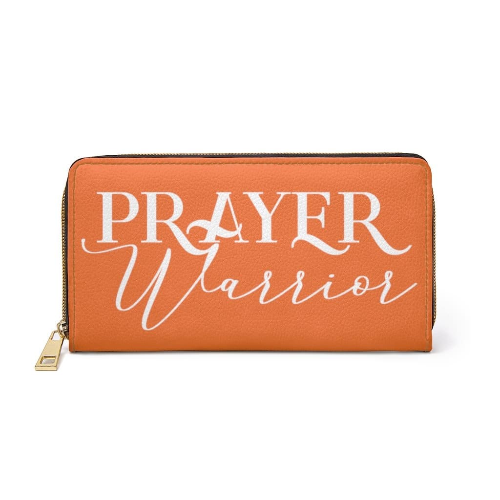 zipper-wallet-orange-white-prayer-warrior-graphic-purse