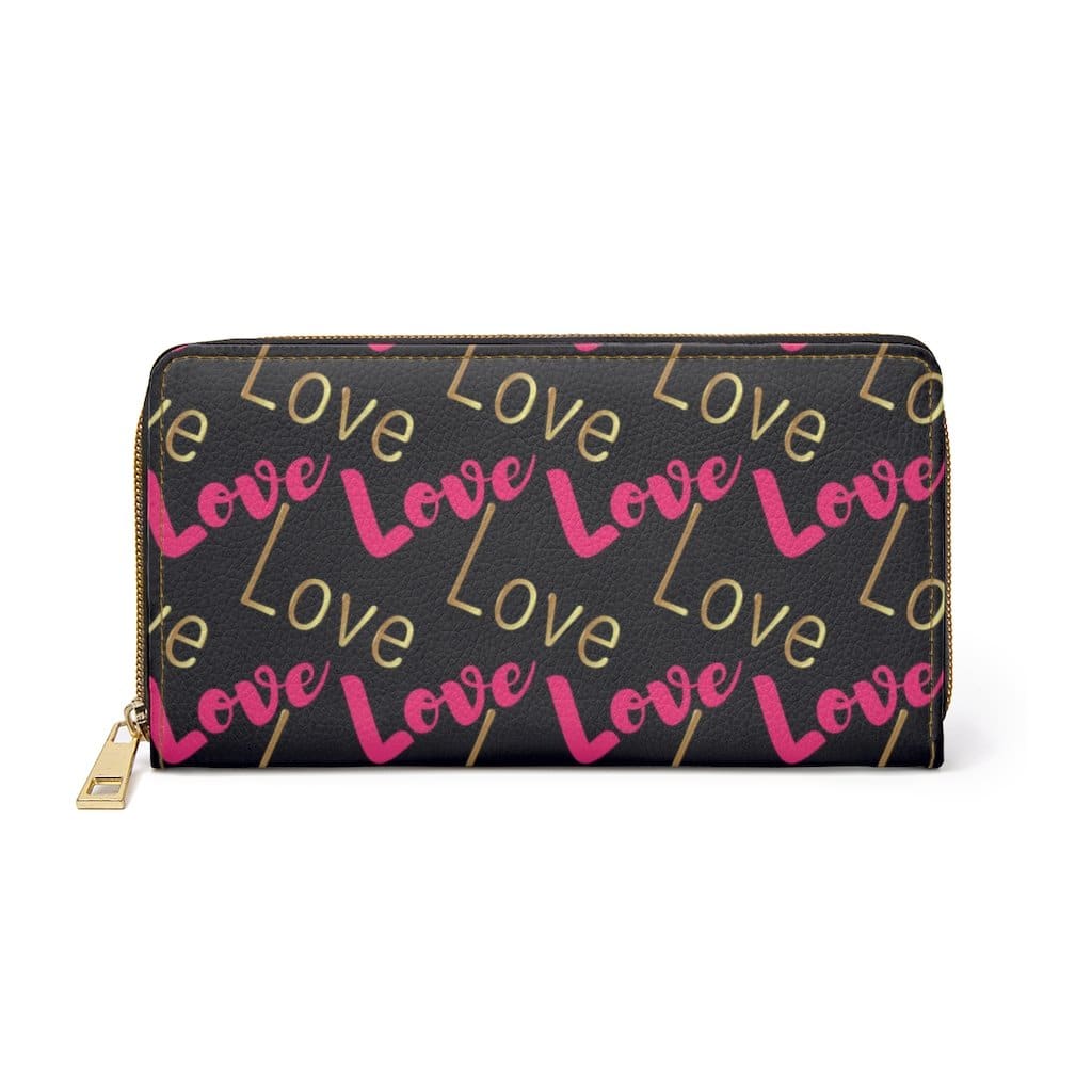 zipper-wallet-pink-gold-love-graphic-purse