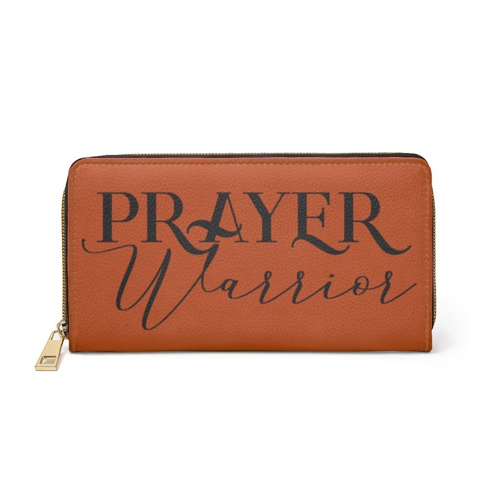 zipper-wallet-rust-black-prayer-warrior-graphic-purse