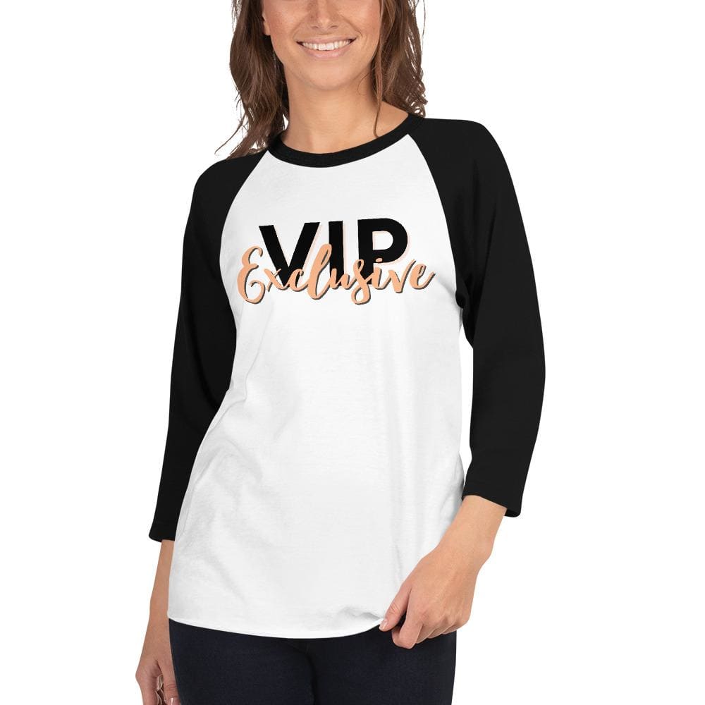 womens-raglan-shirt-vip-exclusive-graphic-quarter-sleeve-tee