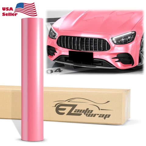 Super Gloss Metallic Pink Vinyl Wrap – EzAuto Wrap