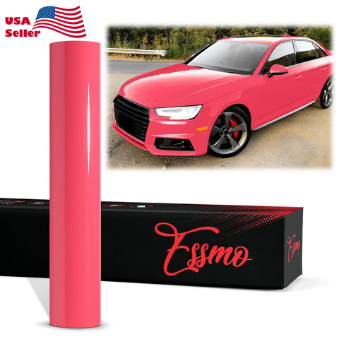 True Glossy Pink Wrap Auto Wrappen (PET Liner) – wrapteck