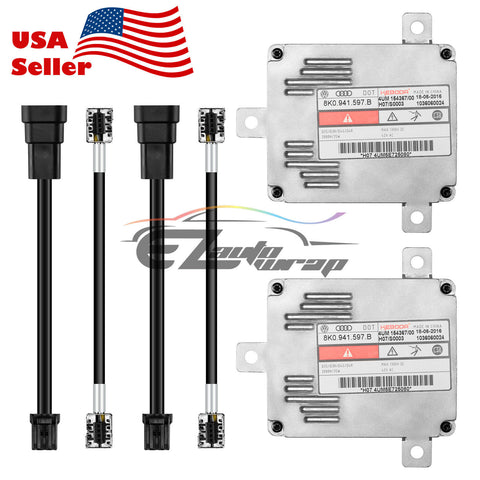 2x D1S D1R D1C HID Ballast Xenon Replacement with AMP Cable – EzAuto Wrap