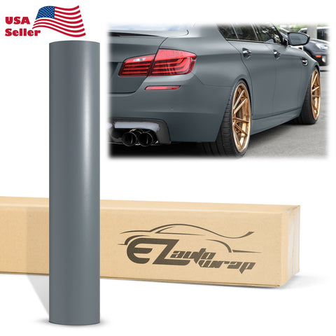 Matte Flat Gray Vinyl Wrap – EzAuto Wrap