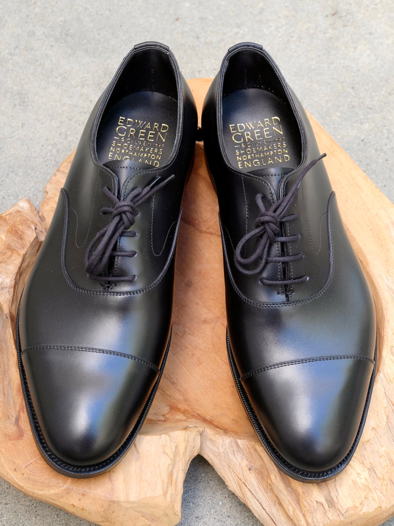 Edward Green Chelsea in Black Calf (202 Last) – Gentlemens Footwear