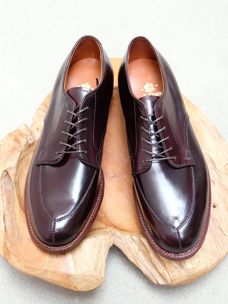 Alden V-Tip Blucher Color #8 Shell Cordovan – Gentlemens Footwear