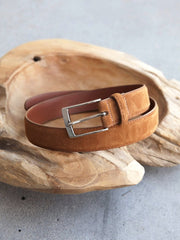 Alden Belt in Snuff Suede – Gentlemens 