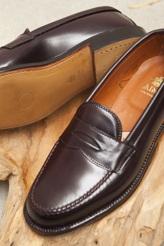 Alden LHS Penny Loafer in Color #8 Shell Cordovan – Gentlemens Footwear