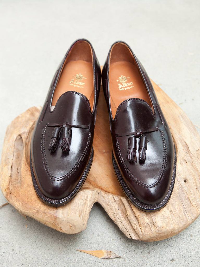 Alden Tassel Loafer in Color #8 Shell Cordovan – Gentlemens Footwear