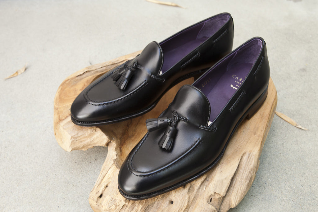 black loafer tassel