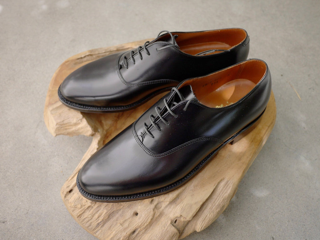 Alden Plain Toe Balmoral Oxford in Black Calf – Gentlemens Footwear