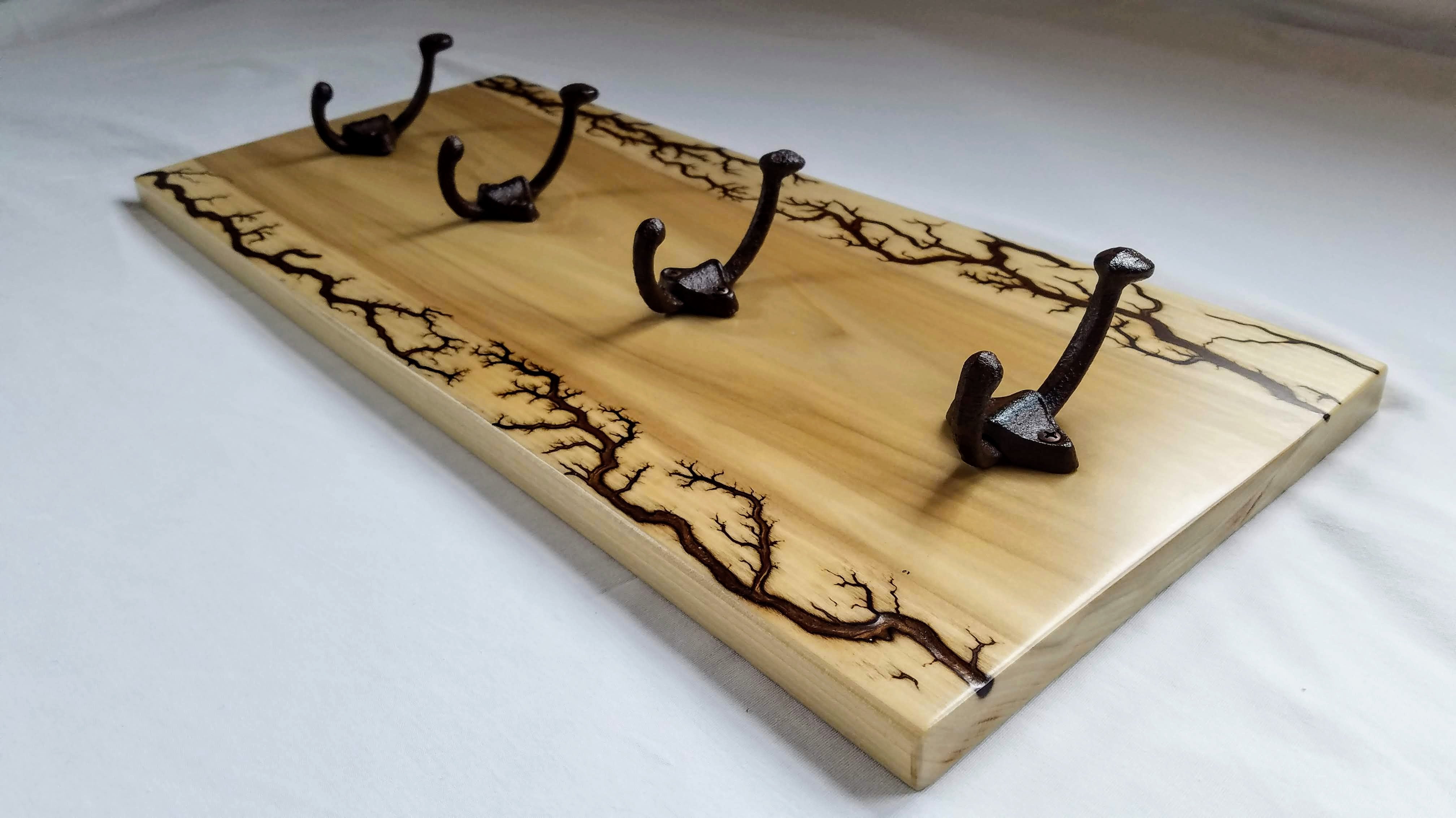 bronze coat rack