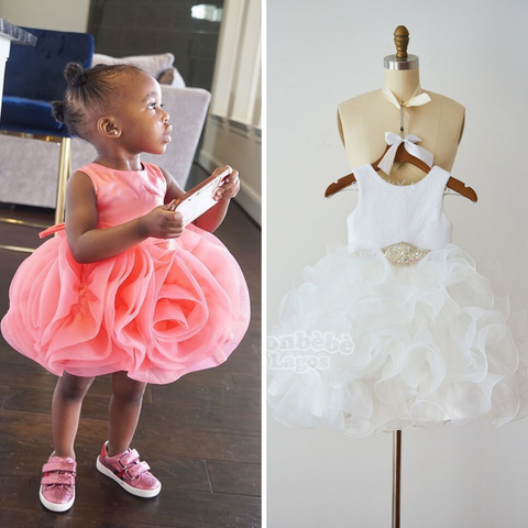 custom little girls dress